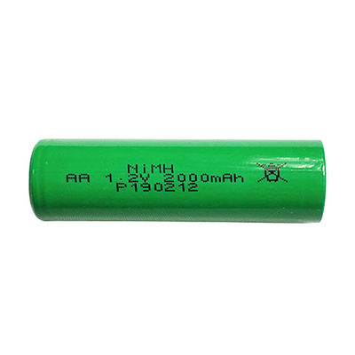 खरीदें 1.2v 2000mah Aa निकेल रिचार्जेबल बैटरी NiMH लिथियम बैटरी online manufacture