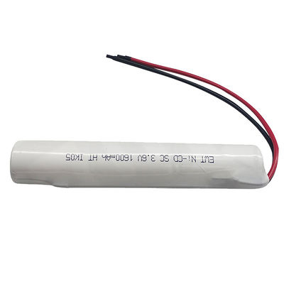 खरीदें निकेल एससी निक्ड बैटरी 3.6v 1600mah रिचार्जेबल बैटरी पैक online manufacture