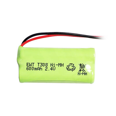 खरीदें कस्टम निकेल रिचार्जेबल बैटरी पैक 2.4V 600mah Nimh Aaa बैटरी online manufacture