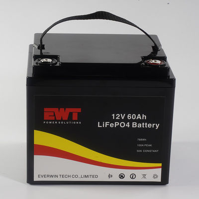 खरीदें लंबी अवधि के चक्र के लिए रिचार्जेबल 12v 60ah 768wh lifepo4 स्कूटर के लिए बैटरी पैक ई-बाइक गोल्फ कार online manufacture