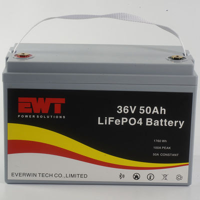 खरीदें 36V 50AH LiFePO4 बैटरी पैक ऊर्जा भंडारण प्रणालियों के लिए मोबाइल मनोरंजन वाहन बिजली की आपूर्ति ऑनलाइन निर्माण