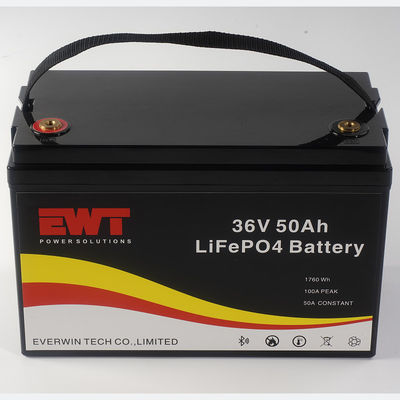 खरीदें उच्च शक्ति वाली इलेक्ट्रिक साइकिल लिथियम आयरन फॉस्फेट 36V 50AH बैटरी पैक online manufacture