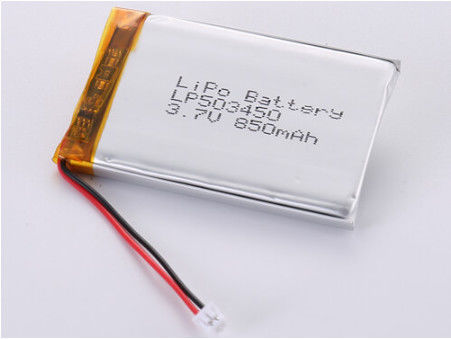 खरीदें LP503450 3.7V 850MAH Li-polymer Battery High Capacity for Power Users Oem Odm Supported CE Certificates ऑनलाइन निर्माण