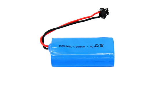 खरीदें ई-बाइक और ई-स्कूटर के लिए 1500MAH 7.4V ICR18650 लिथियम आयरन फॉस्फेट बैटरी पैक ऑनलाइन निर्माण