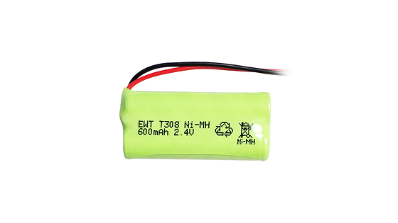 खरीदें एनआई-एमएच 2.4V 600MAH सीलबंद प्रकार NiMH बैटरी रिचार्जेबल, कोई मेमोरी प्रभाव नहीं, लंबे समय तक चलने वाला प्रदर्शन ऑनलाइन निर्माण
