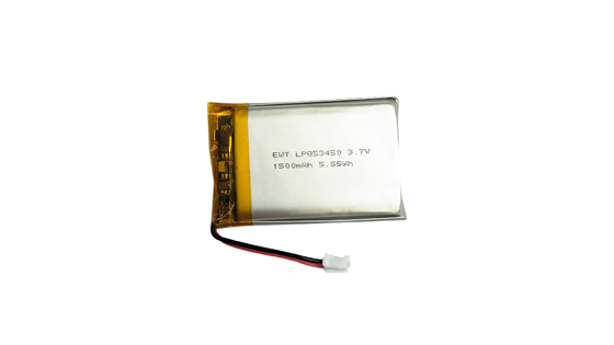 खरीदें LP853450 3.7V 1500mAh लघु लिपो बैटरी -20°C से 60°C ऑनलाइन निर्माण