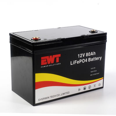 ऊर्जा भंडारण 12V IFR32700 लिथियम आयन एलएफपी बैटरी पैक 12.8V 80Ah लिथियम आयरन फॉस्फेट बैटरी आउटडोर कैंपिंग के लिए