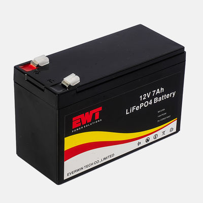 होम ऊर्जा भंडारण 12V LiFePO4 लिथियम बैटरी प्रतिस्थापन 12.8V 7Ah लिथियम आयरन फॉस्फेट बैटरी पैक