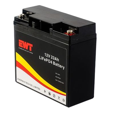 12.8V 23ah Lifepo4 लिथियम लोहा Lifepo4 सौर प्रणाली के लिए बैटरी बिजली की आपूर्ति