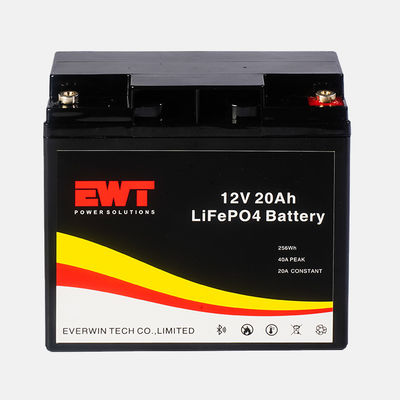 OEM / ODM 12V लिथियम आयरन फॉस्फेट बैटरी 12.8V 20Ah Lifepo4 बैटरी पैक