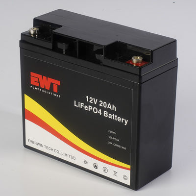 प्रतिस्थापन लीड-एसिड बैटरी 12V 20AH लिथियम आयरन फॉस्फेट बैटरी पैक