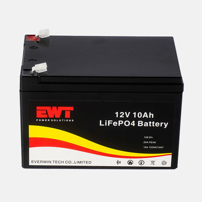 उच्च क्षमता जीवन Po4 12.8V 10Ah ऊर्जा बैटरी पैक 2000 कार्य चक्र लंबे समय तक चलने वाला