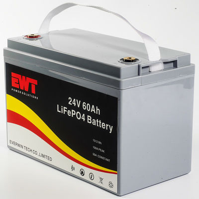 EWT 24V 60AH Lifepo4 बैटरी पैक इलेक्ट्रिक मोटरसाइकिलें पैक