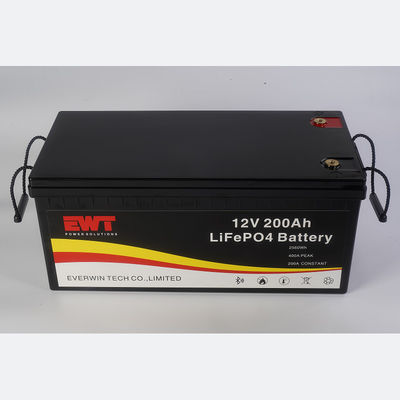 अनुकूलित 12V 200Ah Lifepo4 बैटरी पैक कम स्व-निर्वहन दर और IFR32700 सेल के साथ