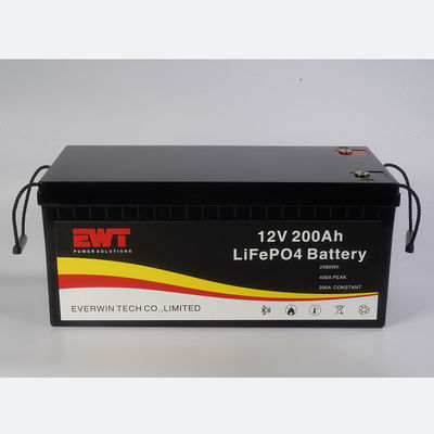 एलसीडी नियंत्रण के साथ थोक लिथियम बैटरी पैक 12V 200AH कैन