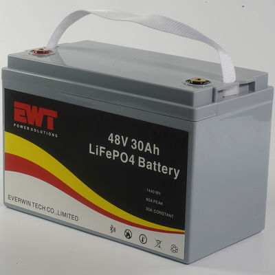 ऑनलाइन निगरानी के लिए 48V 30AH लिथियम आयरन फॉस्फेट बैटरी पैक