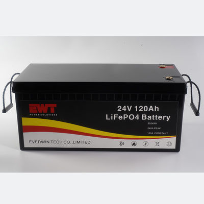 24V 120AH Lifepo4 बैटरी पैक यूपीएस बिजली आपूर्ति के लिए हल्के और उच्च सुरक्षा