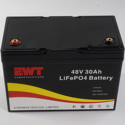 स्कूटर ई-बाइक गोल्फ कार के लिए 48V 30Ah lifepo4 बैटरी पैक