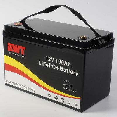 लंबे समय तक चलने वाली 12V लिथियम आयरन फॉस्फेट बैटरी 100Ah क्षमता 540*40*120mm के साथ