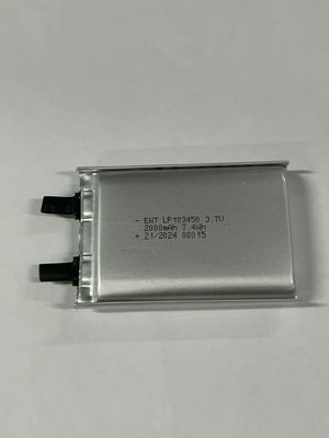 3.7V नाममात्र वोल्टेज सिल्वर पतली फिल्म बैटरी विभिन्न अनुप्रयोगों के लिए बिजली स्रोत