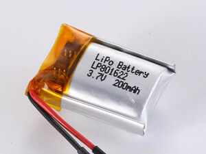LP801622 3.7V 200MAH प्रिज्मेटिक लिथियम पॉलिमर रिचार्जेबल बैटरी आपके व्यवसाय के लिए अंतिम बिजली समाधान