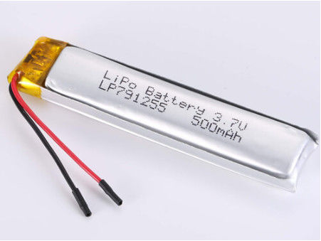 LP791255 500MAH JST/एयर डिलीवरी द्वारा उच्च क्षमता और दीर्घकालिक बिजली समाधान के लिए अनुकूलित लिथियम पॉलिमर बैटरी
