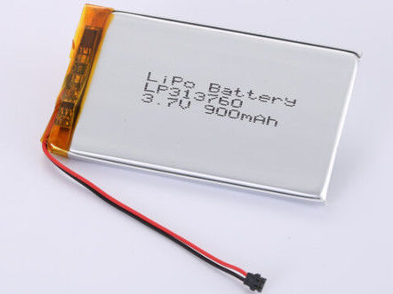 LP313760 3.7V 900MAH लिथियम आयन बैटरी निर्माता अन्य एनोड सामग्री सिक्का सेल अनुप्रयोगों के लिए लिथियम पॉलीमर बैटरी
