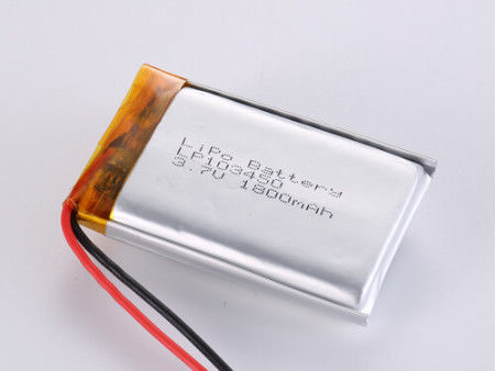 LP103450 3.7V 1800MAH लिथियम आयन बैटरी निर्माता EWT लोगो लिथियम पॉलिमर बैटरी चार्ज करने योग्य सिक्का क्षमता