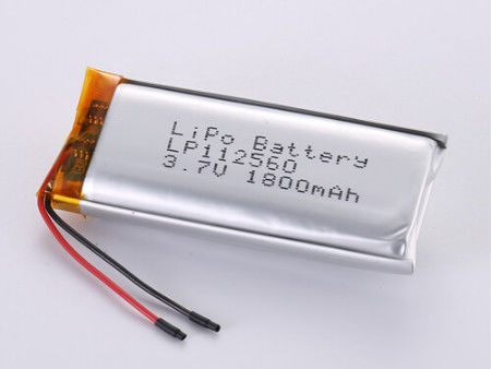 LP112560 3.7V 1800MAH ली-आयन बैटरी निर्माताओं के साथ अधिभार संरक्षण और पैक सॉफ्ट पैक