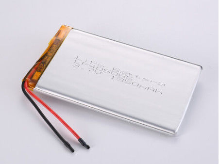 LP405085 3.7V 1950MAH रजत लिथियम पॉलिमर बैटरी 1C पीक डिस्चार्ज दर और ग्रेड ए के साथ 12 महीने एक वर्ष की गारंटी