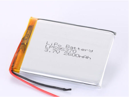 LP595370 3.7V 2600MAH रिचार्जेबल बैटरी 1 वर्ष शेल्फ लाइफ OEM संगतता के लिए लिथियम पॉलिमर
