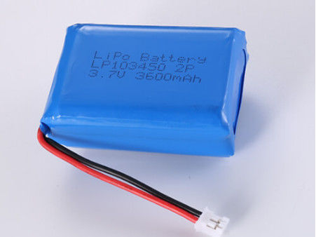 LP103450 3.7V 3600mAh ली आयन बैटरी निर्माता लिपो बैटरी लिथियम पॉलिमर ओपन वोल्टेज के साथ रिचार्जेबल मॉडल का नाम