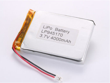 ली-पॉलिमर LP945170 3.7V 4000MAH बैटरी निर्माता अनुकूलन योग्य लिथियम पॉलीमर बैटरी