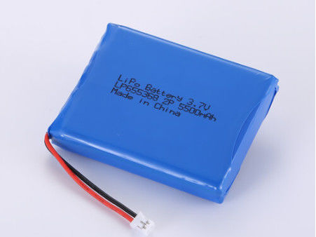 ली-पॉलिमर लिथियम पॉलीमर बैटरी 3.7V 5500MAH 1C डिस्चार्ज करंट के साथ