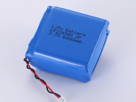 LP224545 3.7V 6000mAh ली-आयन बैटरी निर्माता ODM और OEM सस्ती के साथ समर्थित