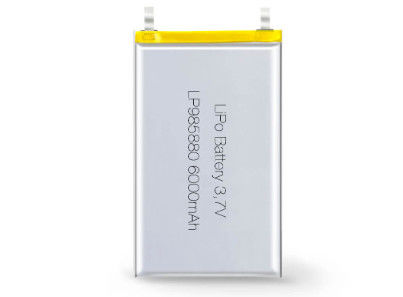 औद्योगिक-ग्रेड LP985880 3.7V 6000MAH ली आयन बैटरी निर्माता 2-3 घंटे चार्जिंग समय और OEM/ODM समर्थन के साथ