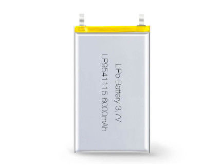 अन्य एनोड सामग्री 3.7V 6000MAH अनुकूलन विकल्पों और OEM/ODM समर्थन के साथ लिथियम पॉलिमर रिचार्जेबल बैटरी