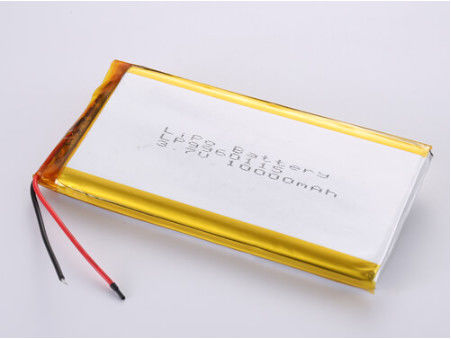 LP9960115 3.7V 10000MAH लंबी चक्र अवधि लिथियम पॉलिमर बैटरी ली-पॉलीमर सेल के लिए -20°C से 60°C 500 चक्र निर्माता