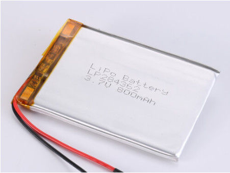 LP284362 3.7V 800MAH ली आयन बैटरी निर्माता शॉर्ट सर्किट सुरक्षा और सुरक्षा के साथ उच्च क्षमता वाले लीपो पैक