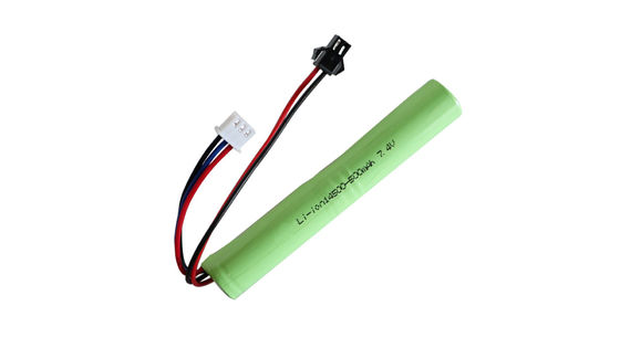 लिथियम आयन बैटरी निर्माता 14500 7.4V 500mah सुरक्षित लिथियम आयन बैटरी पैक ओवरडिसचार्ज सुरक्षा और पीसीएम/पीसीबी के साथ