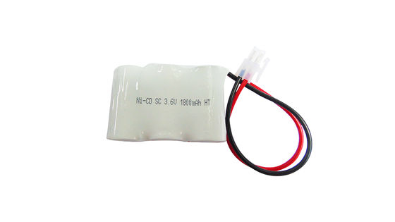 लंबे समय तक चलने वाली पावर रिचार्जेबल NI-CD 3.6V 1800MAH निकेल कैडमियम बैटरी