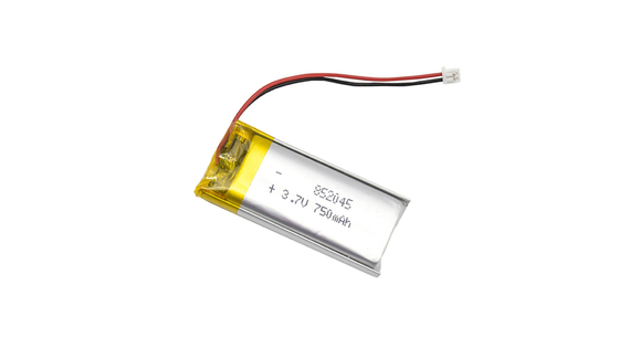 852045 3.7V 750mAh लीपो बैटरी पैक -20°C से 60°C