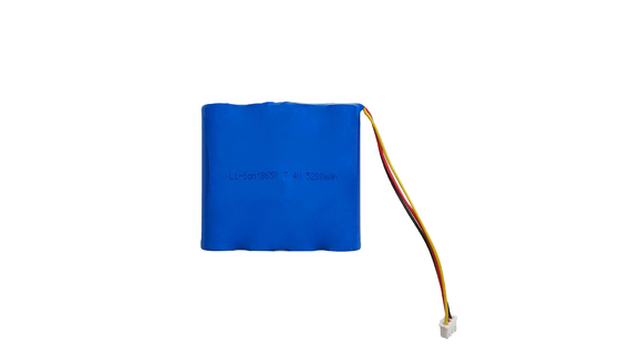 7.4V 5200mAh लिथियम आयन बैटरी पैक, 1 साल की वारंटी के साथ